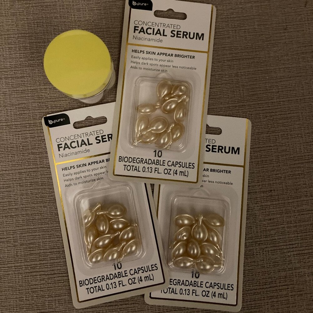 B Pure Concentrated Serum 3 Niacinamide - 30 Total - Includes (new) Plastic Jar